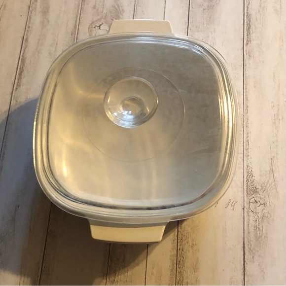 Vintage Corningware Blue Cornflower Design 7” square Casserole Dish with… - Picture 4 of 8